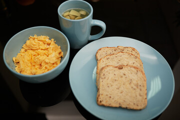 Brown Bread and Scrambled Egg 