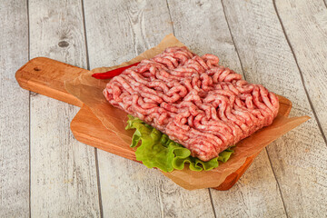 Raw Minced pork meat for cooking
