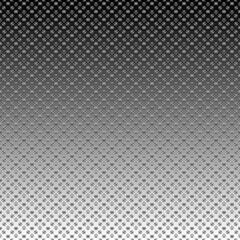 Bas-relief illustration with repetitive geometric shapes covering the background. Black and white design for pattern, web, wallpaper, digital graphics and artistic decorations.