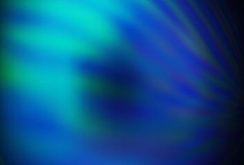 Dark Blue, Green vector blurred bright texture.