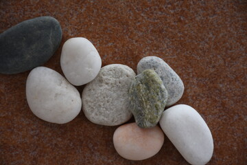 stones on the beach