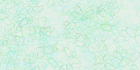 Obraz premium Light blue, yellow vector texture with memphis shapes.