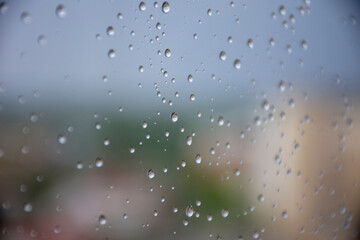 rain drops on window