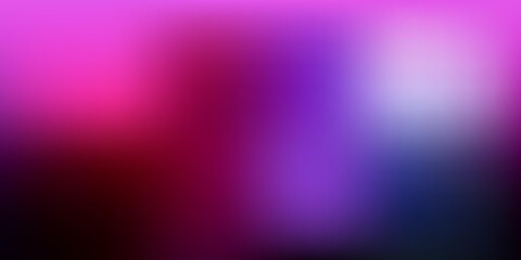 Dark Pink, Green vector gradient blur template.