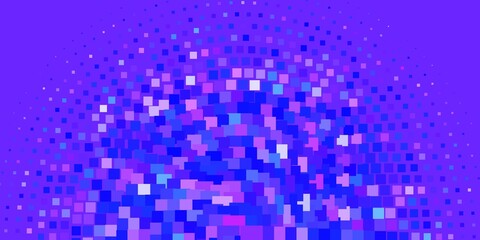 Light Pink, Blue vector backdrop with rectangles. Abstract gradient illustration with colorful rectangles. Best design for your ad, poster, banner.