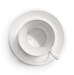 Tea cup on plate
