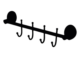 Kitchen hanger in 4 horns.