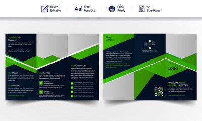 Business Corporate Trifold Brochure design