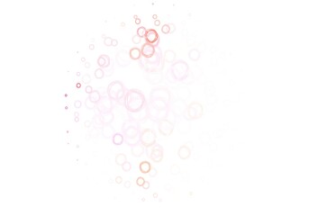 Light Pink vector layout with circle shapes.