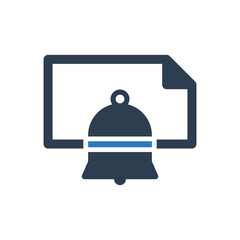 document file bell notification icon