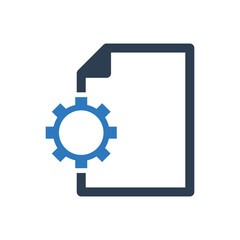 Document file settings icon