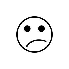 emoticon icon on white background