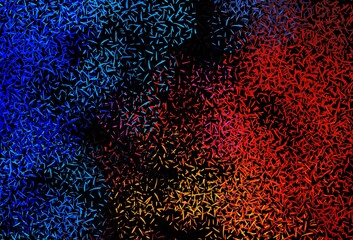 Dark Blue, Red vector background with straight lines.