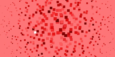Light Red vector template with rectangles. Rectangles with colorful gradient on abstract background. Best design for your ad, poster, banner.