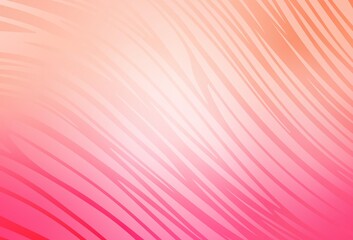 Light Pink vector background with bent lines.