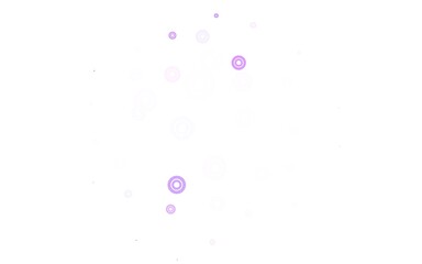 Light Purple, Pink vector layout with circle shapes.