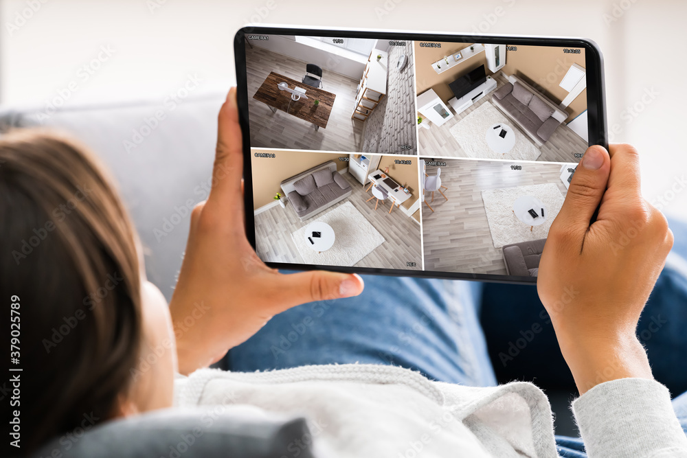 Poster monitoring cctv security camera system