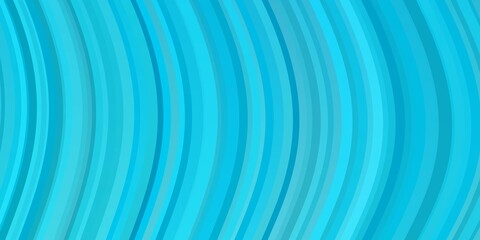 Light BLUE vector background with curves. Bright illustration with gradient circular arcs. Best design for your ad, poster, banner.
