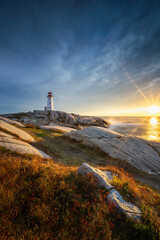 Sunset at Peggys Cove