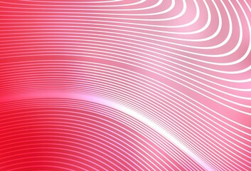 Light Red vector background with wry lines.