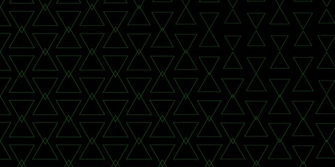 Fototapeta premium Dark Green vector template with crystals, triangles. Illustration with set of colorful triangles. Template for wallpapers.