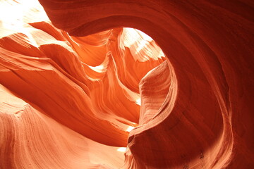 Lower Antelope Canyon Page Arizona Orange Rockformation