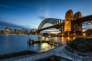 Fototapete Sydney Harbour Bridge Sydney Harbour Bridge at dusk