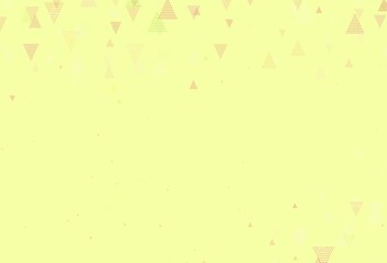 Light Pink, Yellow vector layout with circles, lines.