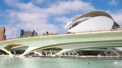 Photo sur Plexiglas Sydney Harbour Bridge Architectural buildings in the city of arts and sciences in Valencia (Spain)