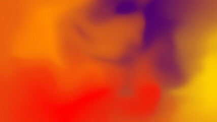 Abstract yellow orange and red soft cloud background in pastel colorful gradation.