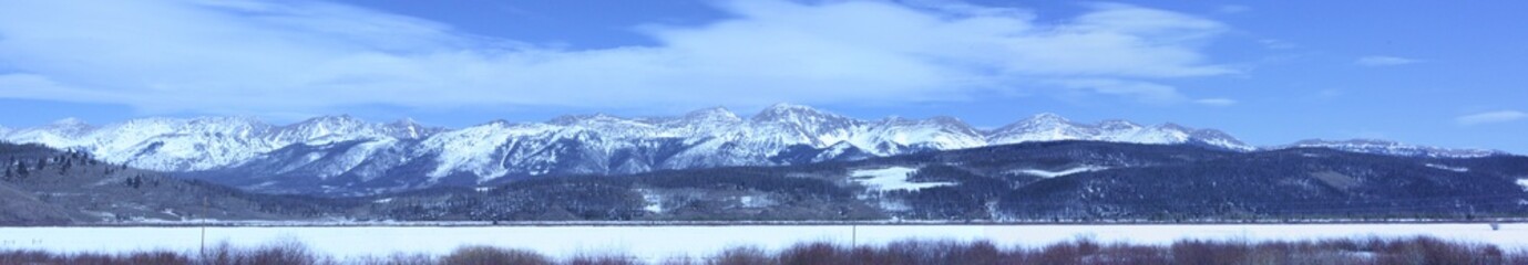 Rockies In Winter