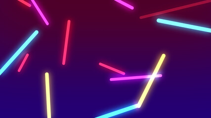 Abstract colorful neon light background.