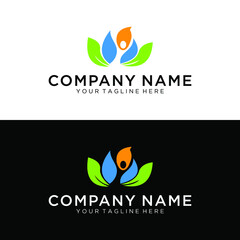 Obraz premium Healthy Life people Logo template vector icon