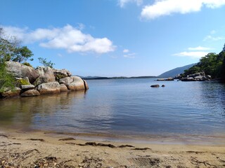 Obraz premium beach and sea. Lagoa da Conceição, Florianópolis - Brasil.
