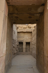 Obraz premium Historical destination, architecture and sculpture from Luxor Karnak, Egypt 2018