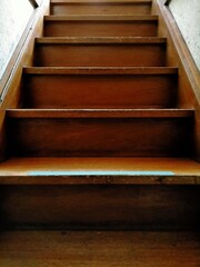 レトロな木の階段