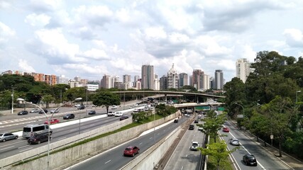 Naklejka premium streets of sao paulo