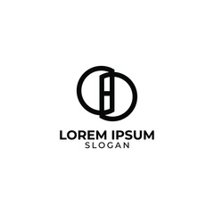 sugar cane tree abstract logo design, monogram logo