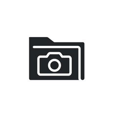 Fototapeta premium Documents file photo picture solid icon. Folder picture for website or mobile application. Camera album gallery. snapshot organize directory Vector illustration. Design on white background. EPS 10