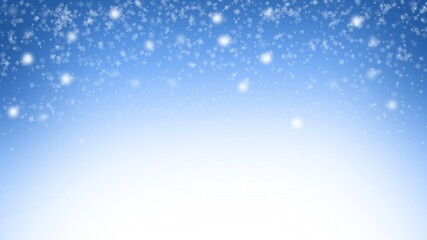 Abstract Blur Backgrounds snowflake on blue backgrounds , illustration wallpaper