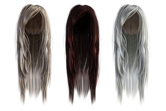 coloured wigs