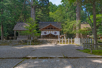 京都福知山 元伊勢内宮 皇大神社の境内風景