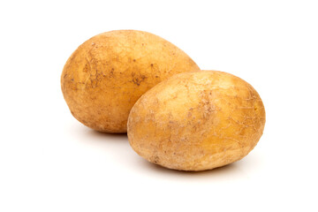New potato isolated on white background