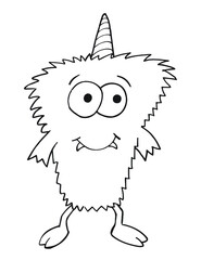 Cute Monster Vector Illustration Art