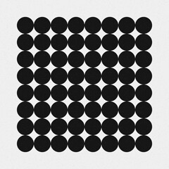 Abstract Cross Pattern Dots Logo generative computational art illustration