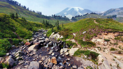 Fototapeta na wymiar Mount Rainier, Washington