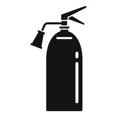 Fire extinguisher protection icon. Simple illustration of fire extinguisher protection vector icon for web design isolated on white background