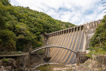 Sengari dam in Dojo, Kobe city, Hyogo, Japan