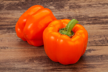 Orange sweet tasty Bell Pepper