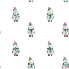 Drawing winter clothes and things. Beautiful greeting card. Close-up
